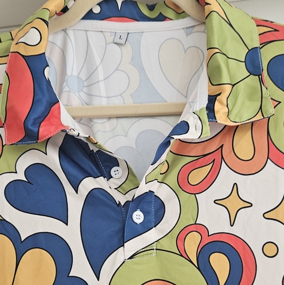 Men's 70s Golf Shirt - Picture 4 of 4